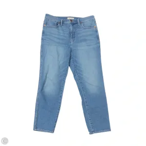 Jeans Straight By Madewell In Blue Denim, Size: 12