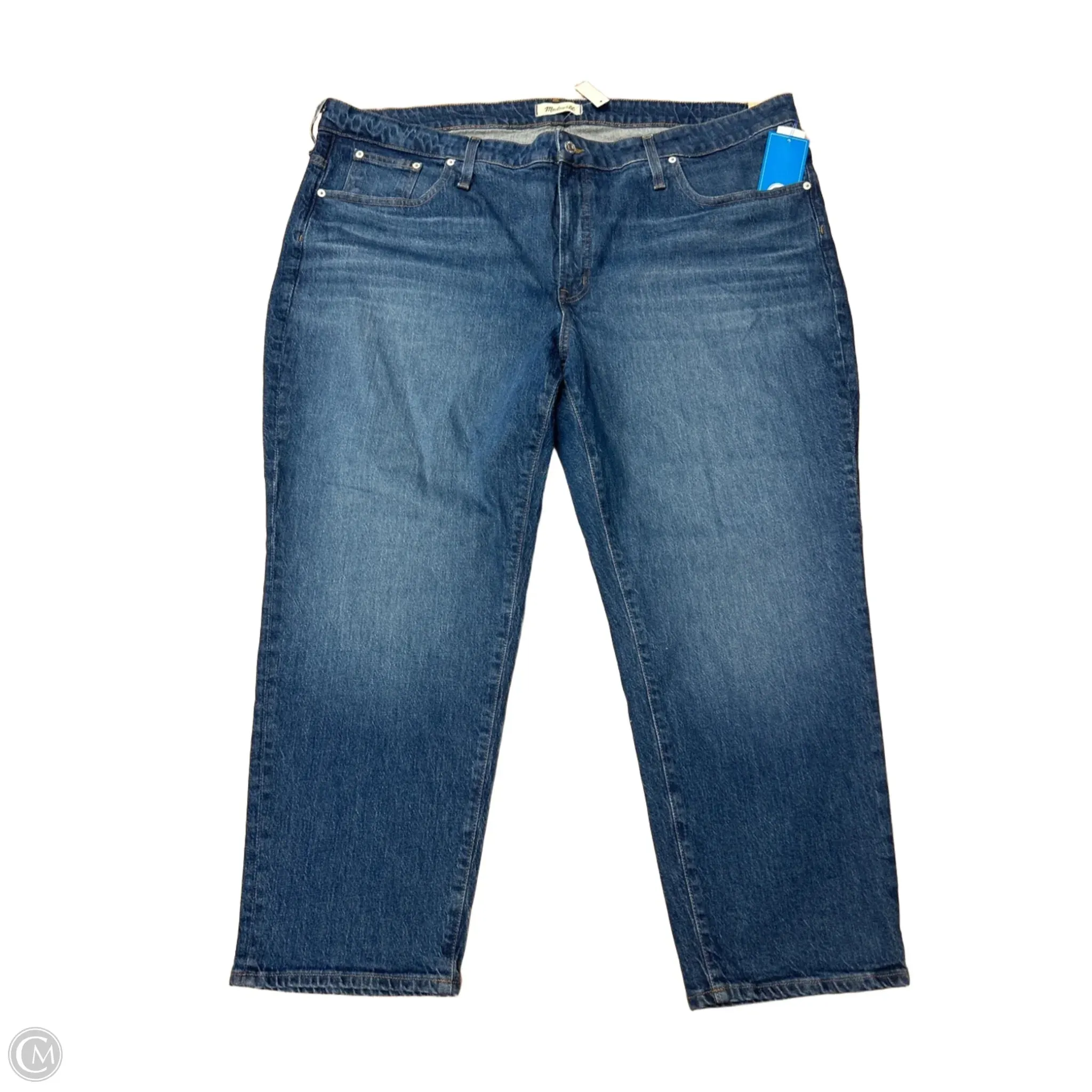 Jeans Straight By Madewell In Blue Denim, Size: 24