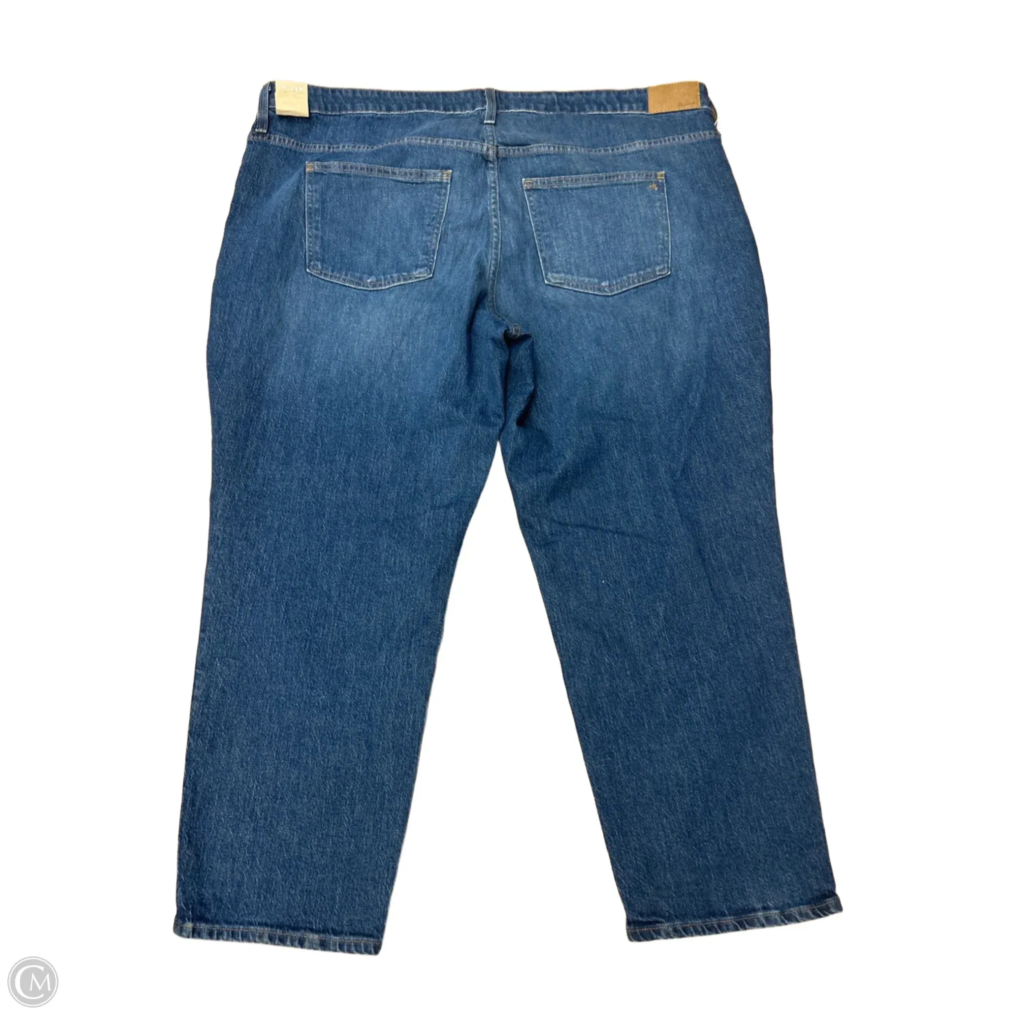 Jeans Straight By Madewell In Blue Denim, Size: 24