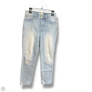 Jeans Straight By Madewell In Blue, Size: 6