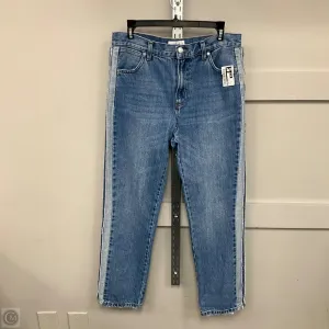 Jeans Straight By Mango In Blue Denim, Size: 6