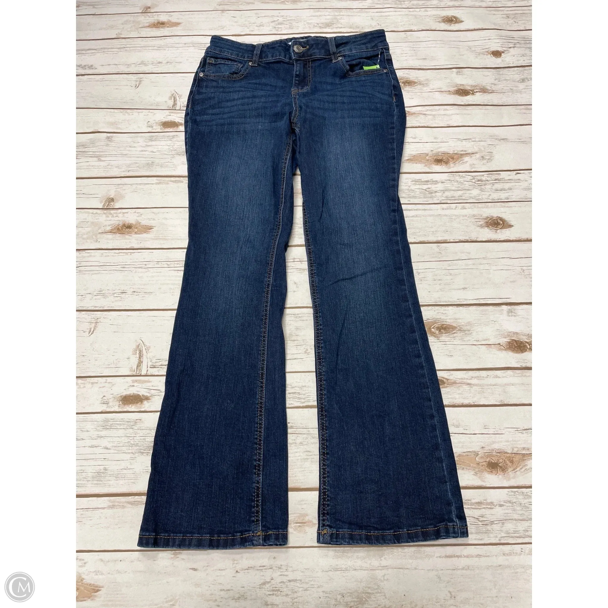 Jeans Straight By Maurices In Blue Denim, Size: 8