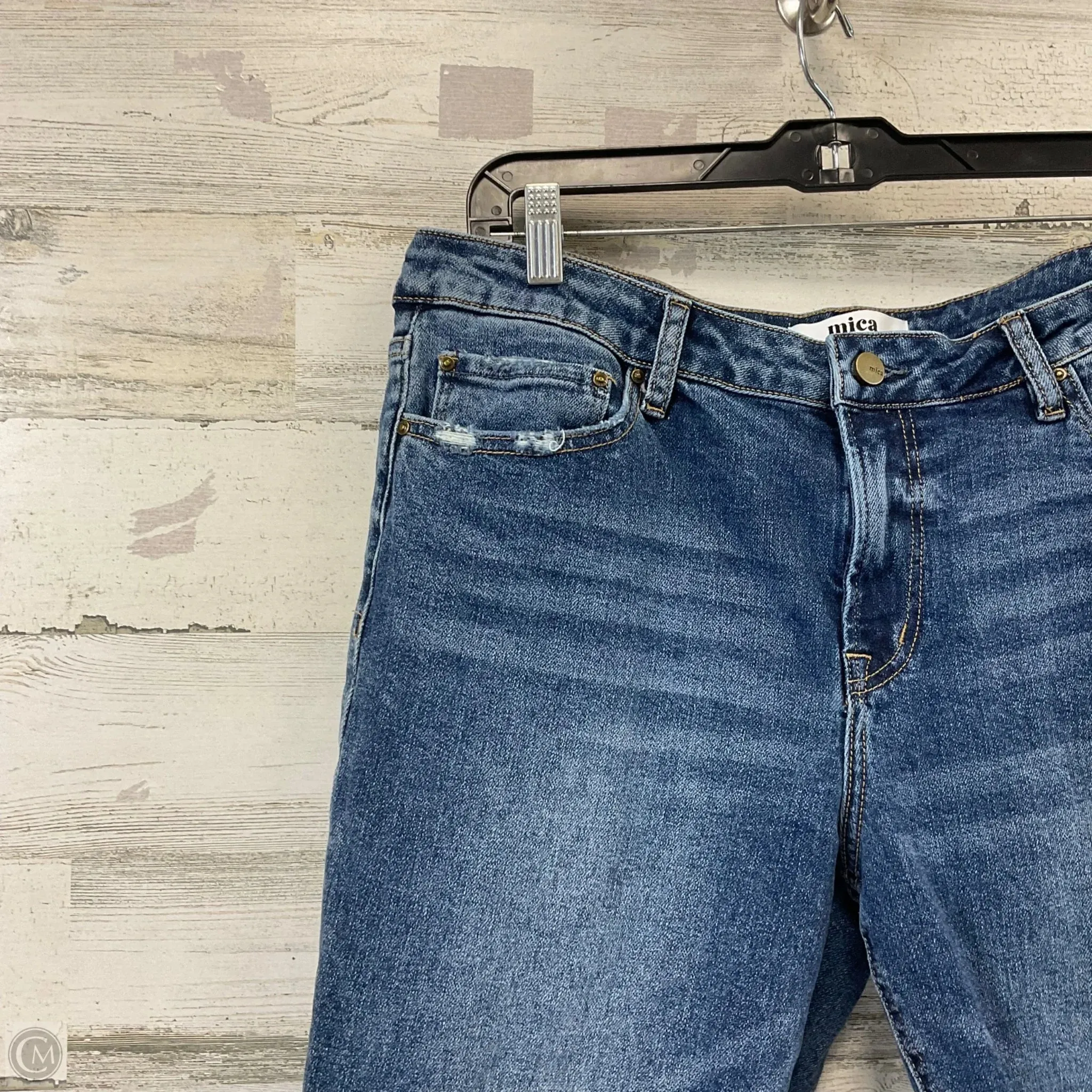 Jeans Straight By Mica In Blue, Size: 14