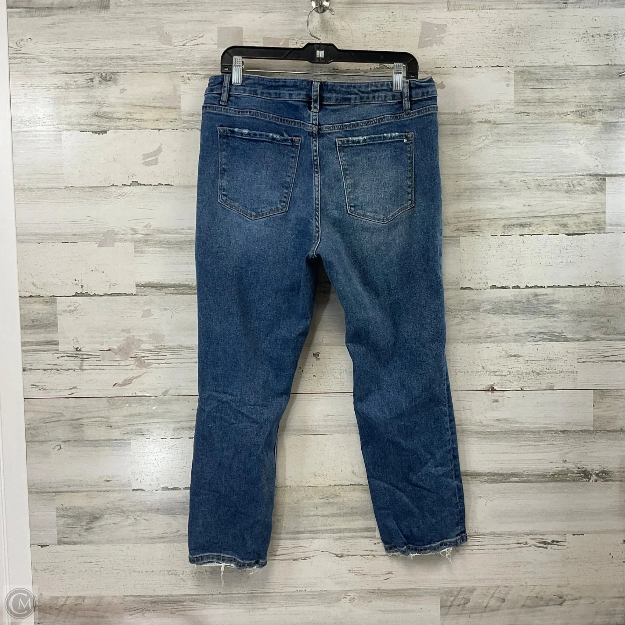 Jeans Straight By Mica In Blue, Size: 14