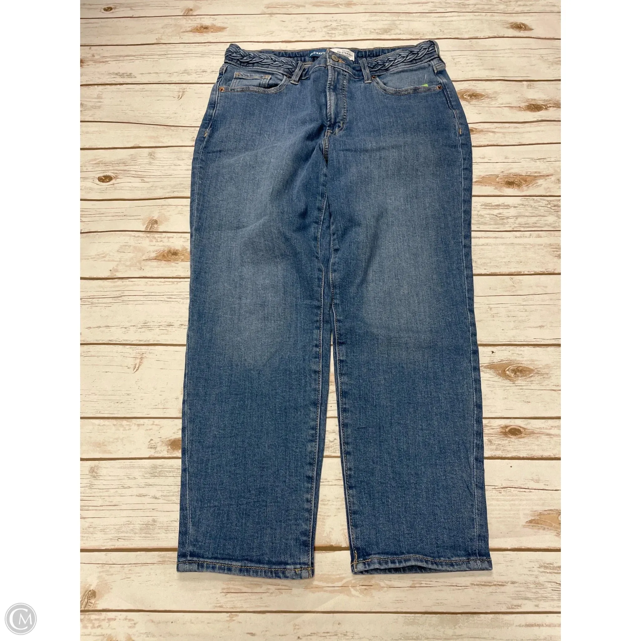 Jeans Straight By Old Navy In Blue, Size: 12