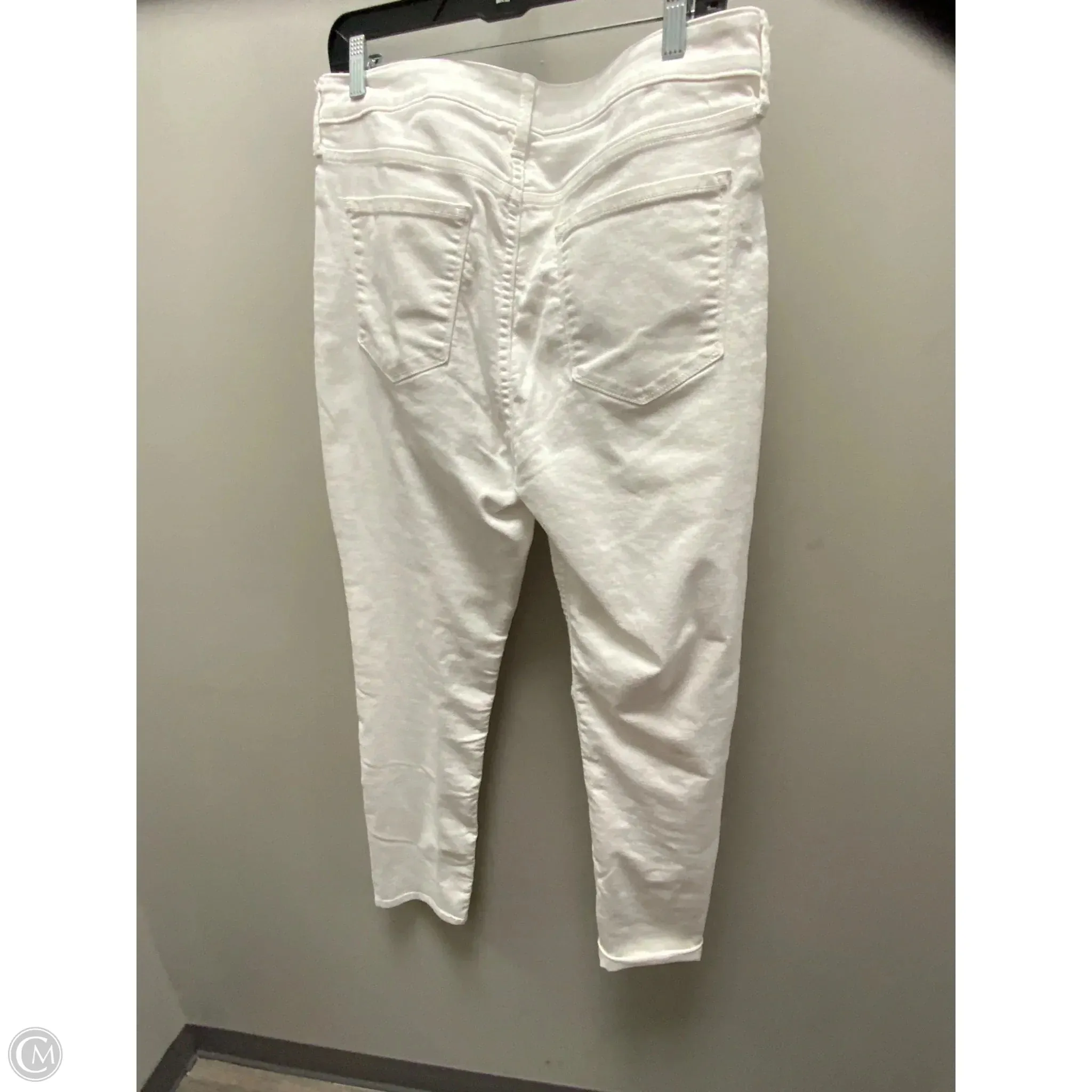 Jeans Straight By Old Navy In White Denim, Size: 14l