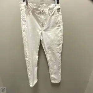 Jeans Straight By Old Navy In White Denim, Size: 14l
