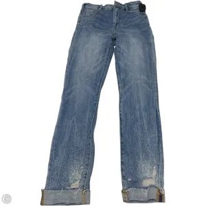 Jeans Straight By Pilcro In Blue Denim, Size: 6