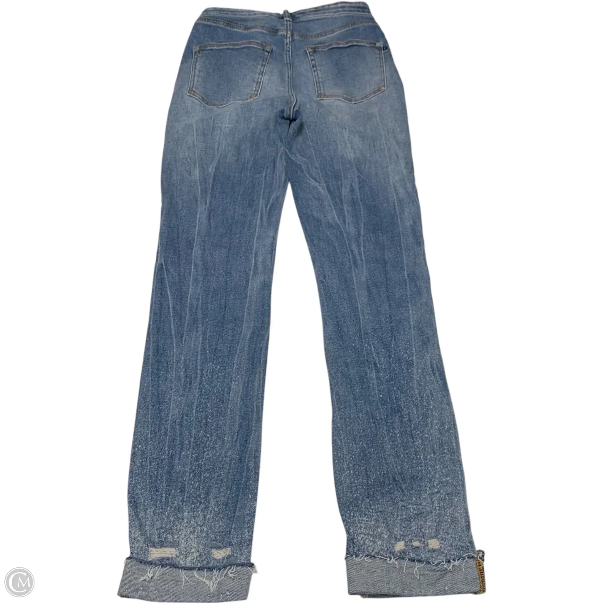 Jeans Straight By Pilcro In Blue Denim, Size: 6