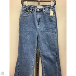 Jeans Straight By Risen In Blue Denim, Size: 8