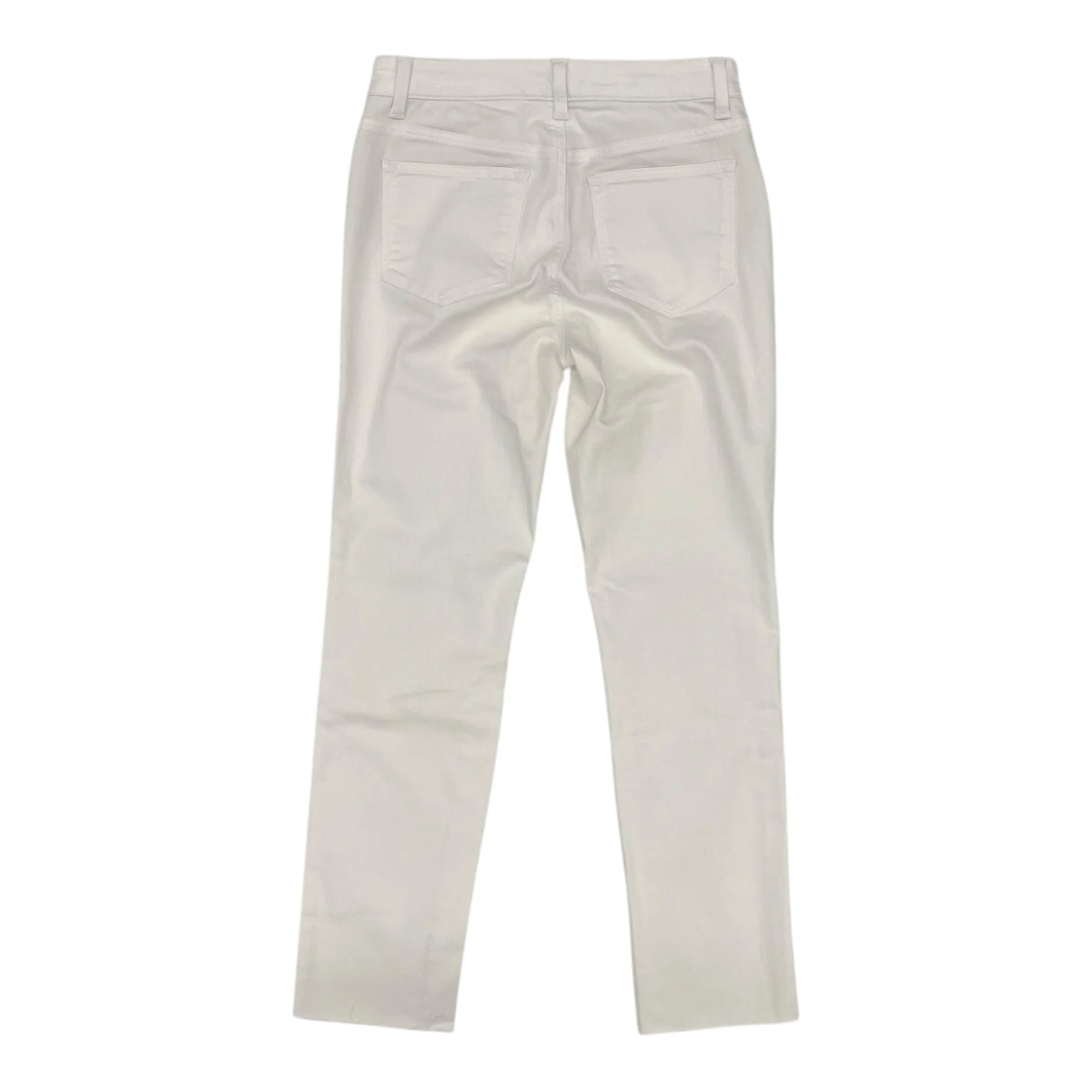 Jeans Straight By Talbots In White Denim, Size:2P