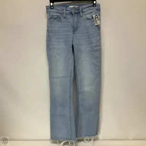 Jeans Straight By Vervet In Blue Denim, Size: 0