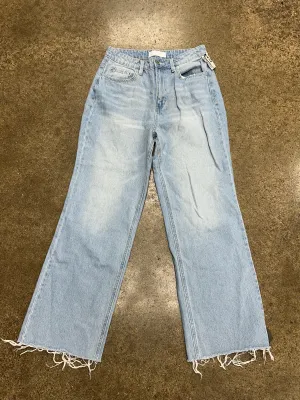 Jeans Straight By Vervet In Blue Denim, Size:6