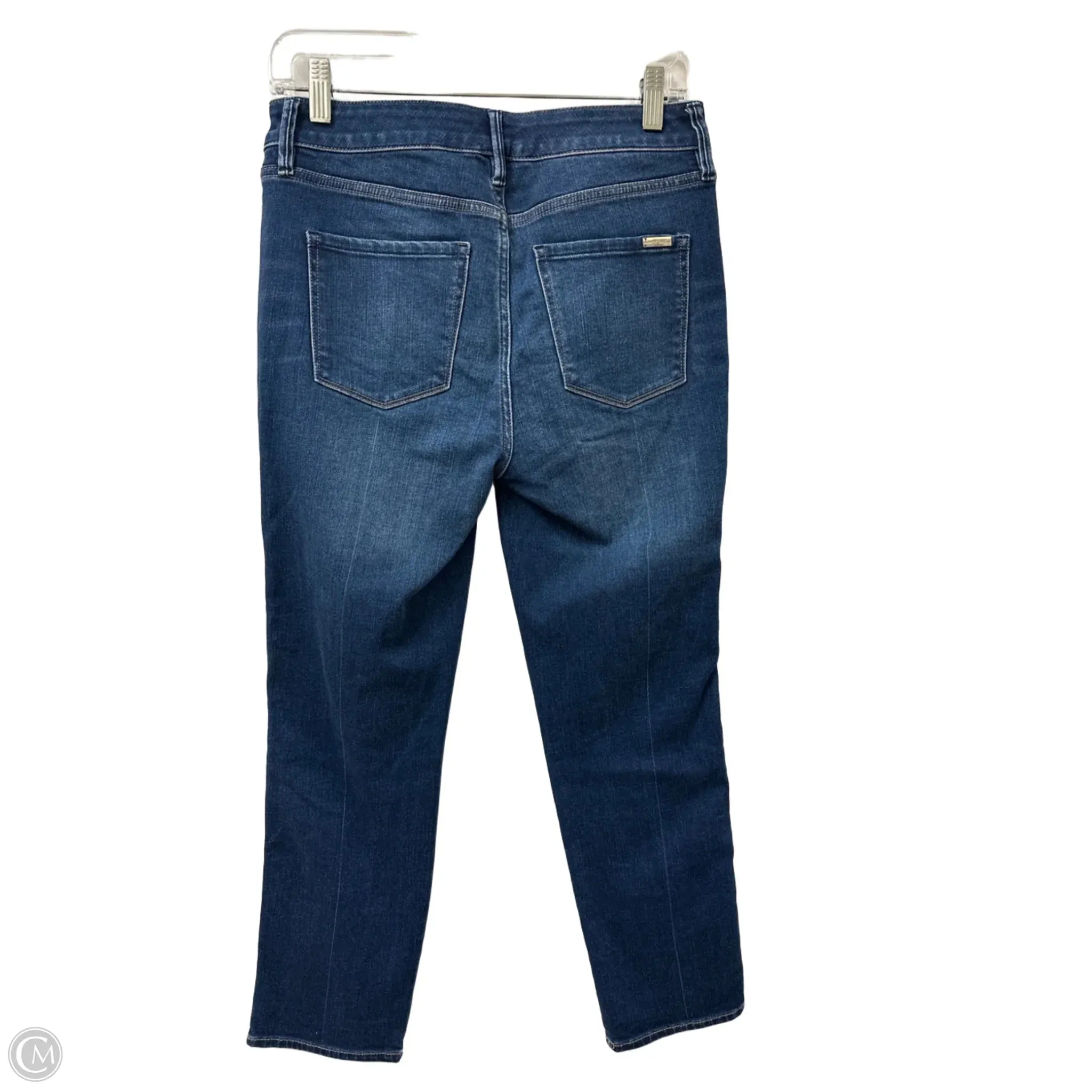 Jeans Straight By White House Black Market In Blue Denim, Size: 4
