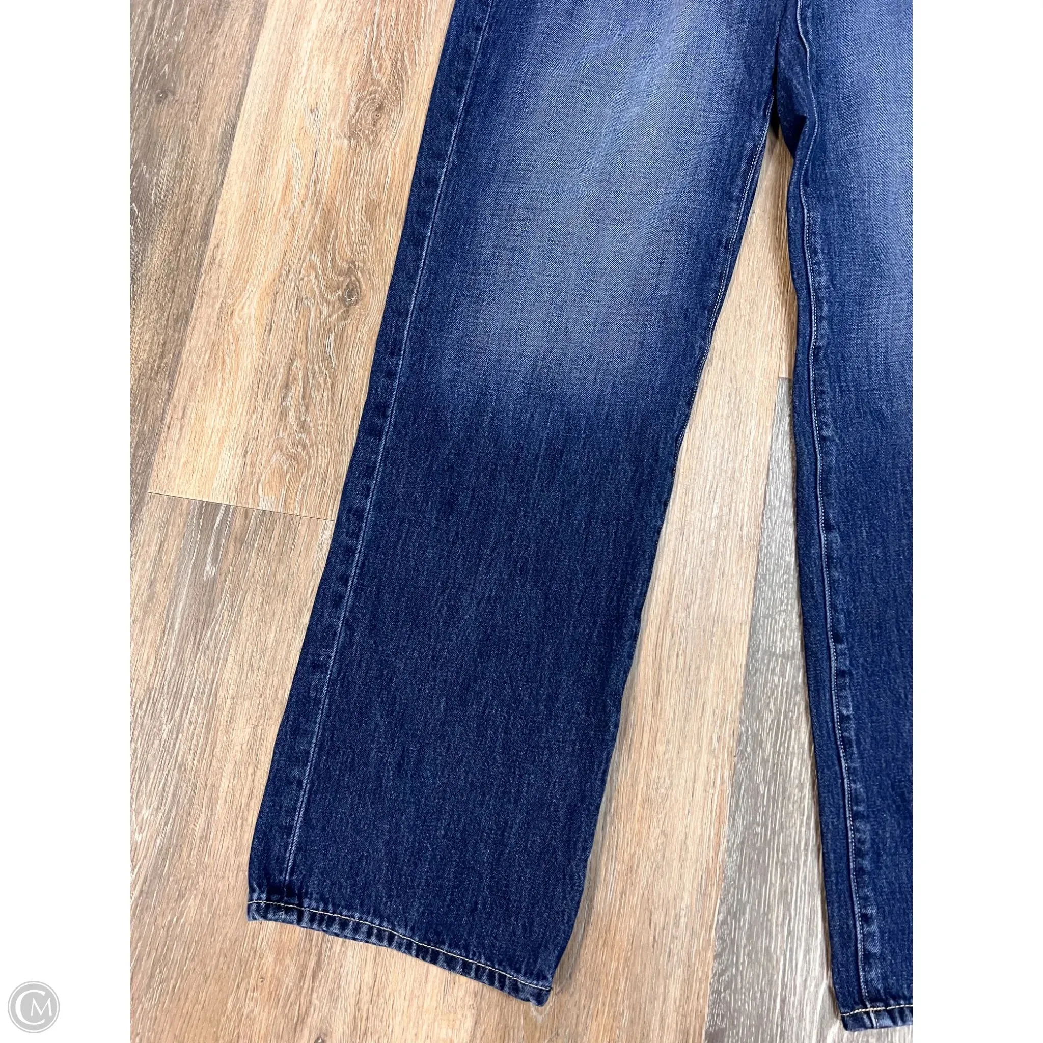 Jeans Straight Designer By L Agence In Blue Denim, Size: 10/30
