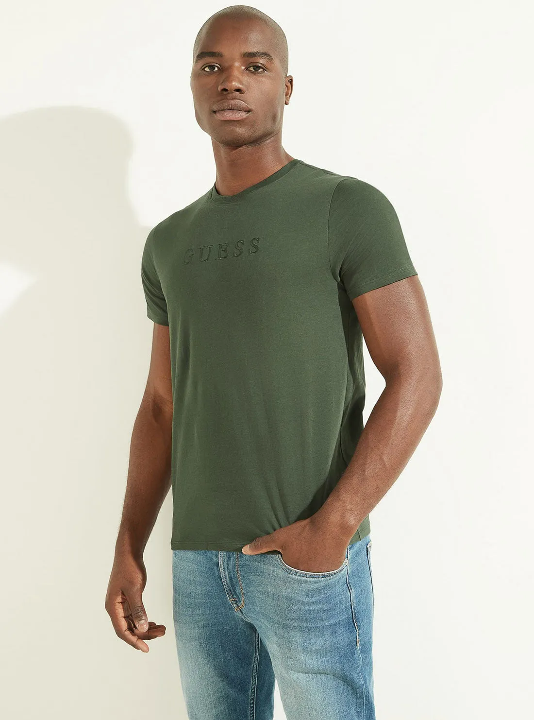Jungle Green Pima Logo T-Shirt