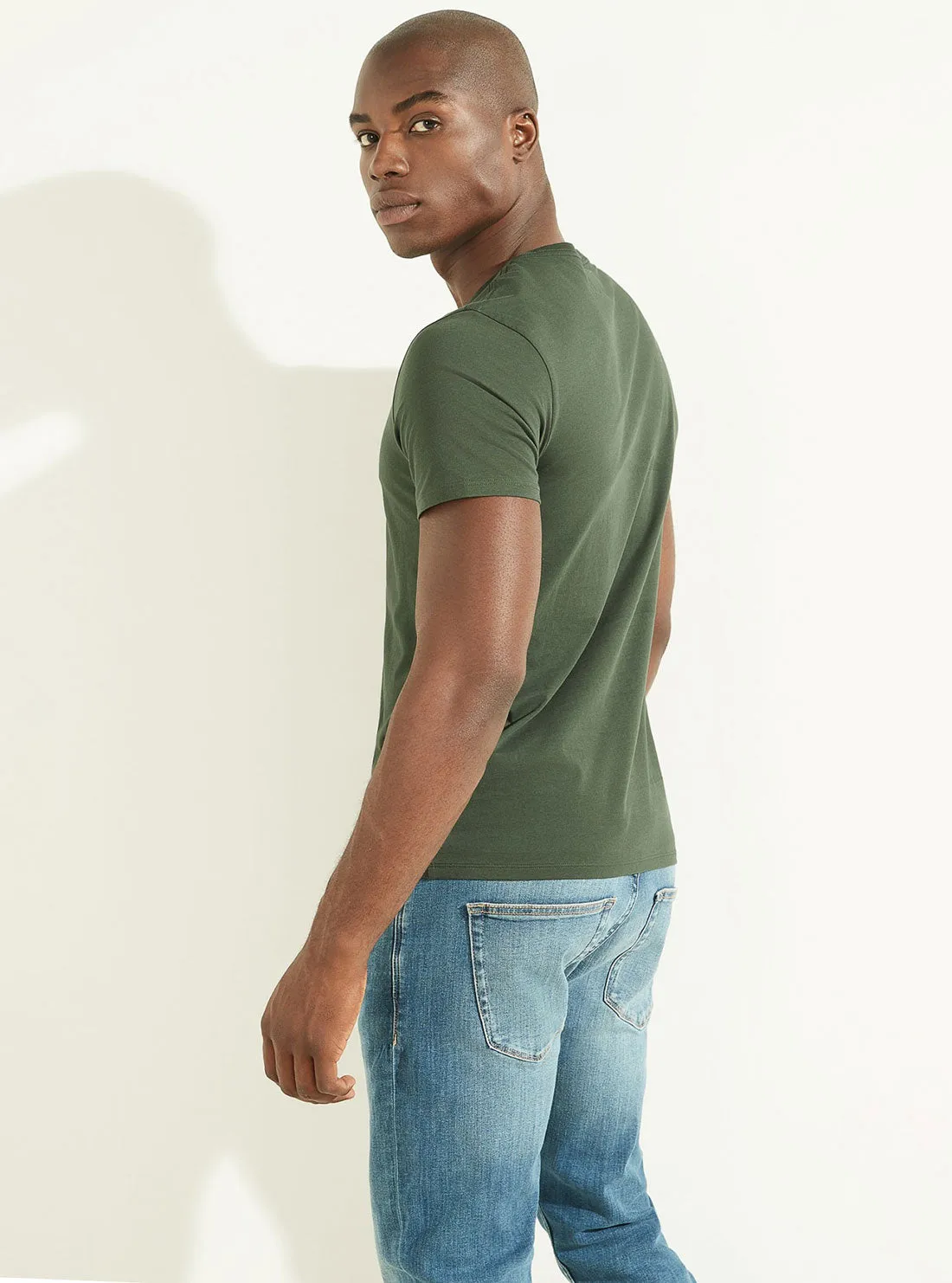 Jungle Green Pima Logo T-Shirt
