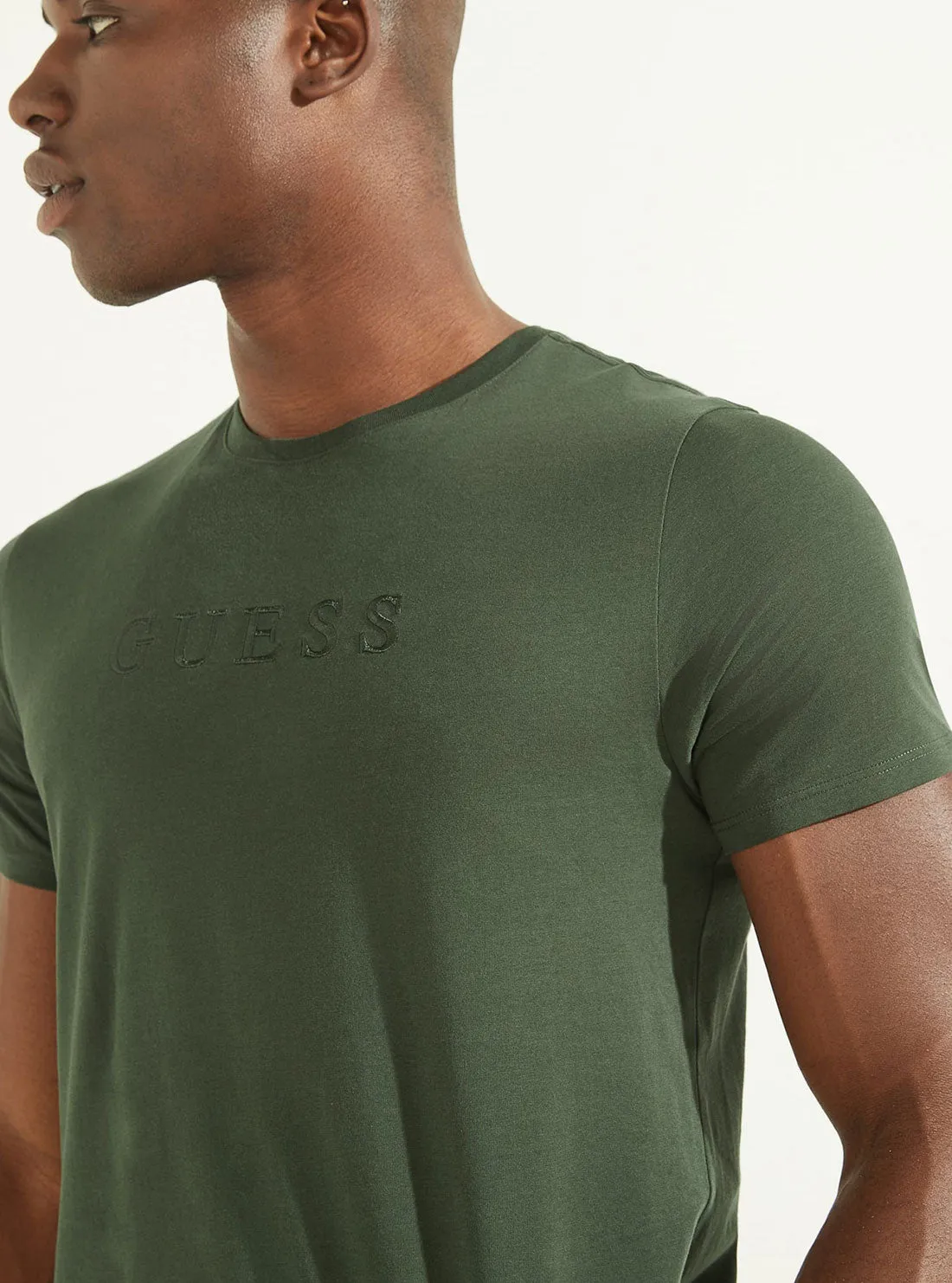 Jungle Green Pima Logo T-Shirt