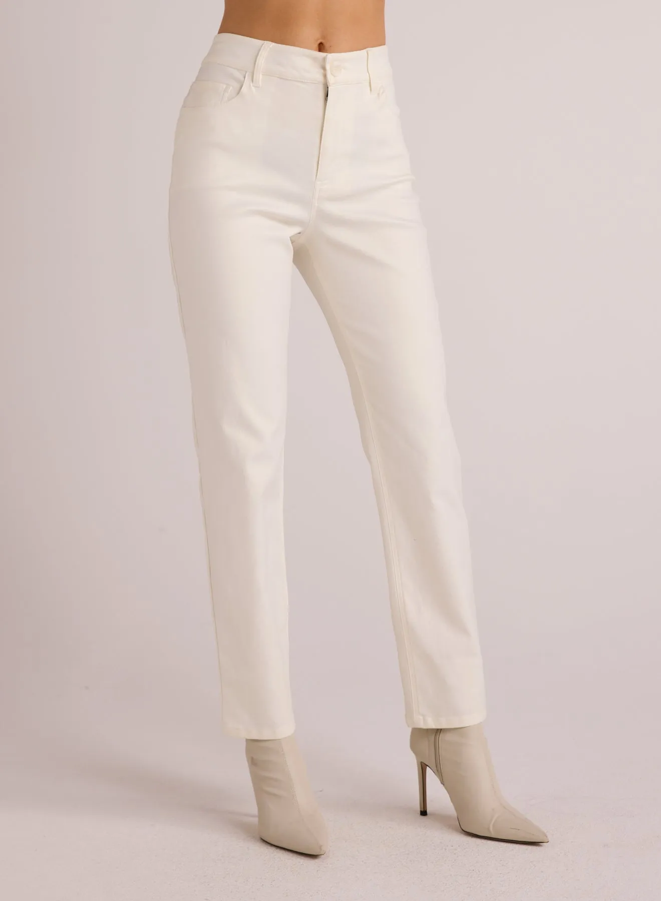 Lennon Straight Leg Jean - Opal White