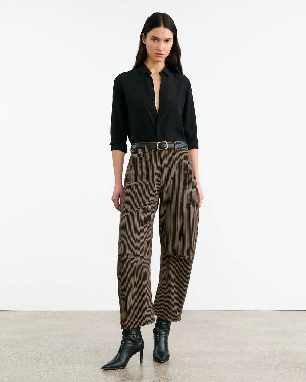 Nili Lotan - Vintage Railroad Stripe Shon Jean