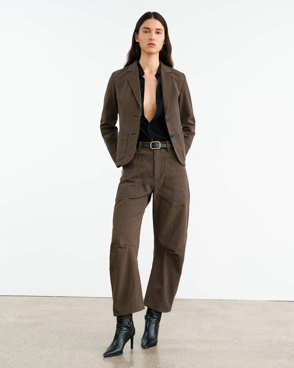 Nili Lotan - Vintage Railroad Stripe Shon Jean