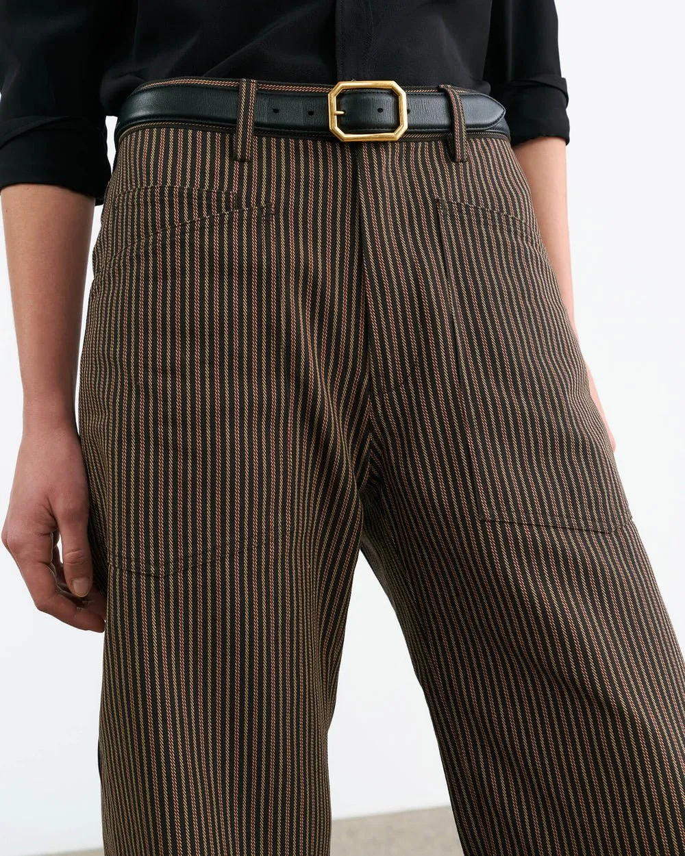 Nili Lotan - Vintage Railroad Stripe Shon Jean