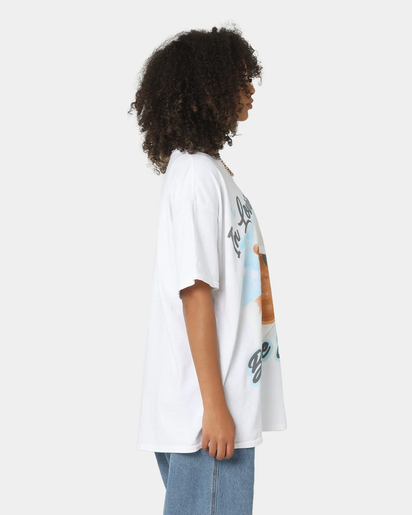 Notorious B.I.G Biggie Airbrush T-Shirt White