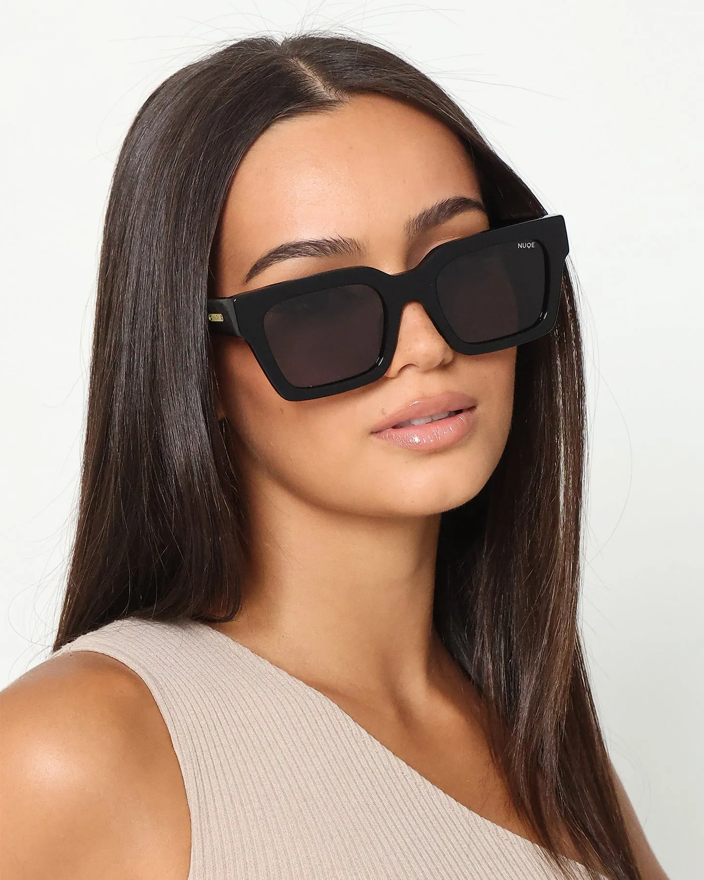 NUQE Jones XL Sunglasses Black