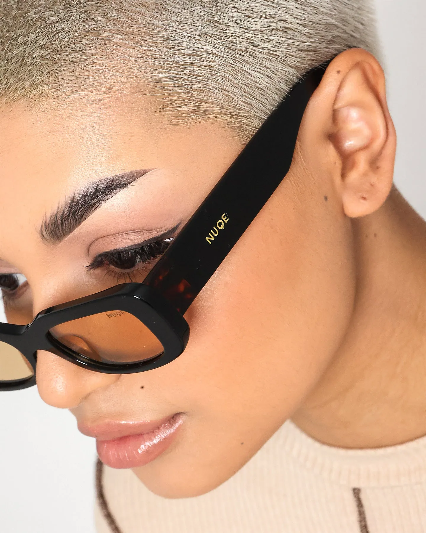 NUQE Marker Sunglasses Black/Brown