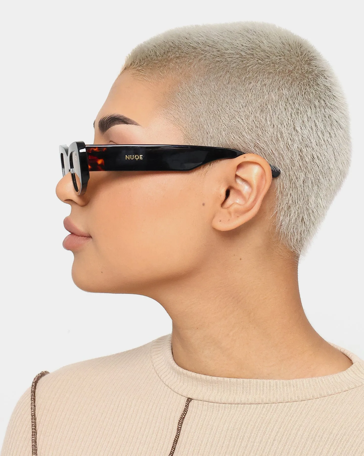 NUQE Marker Sunglasses Black/Brown
