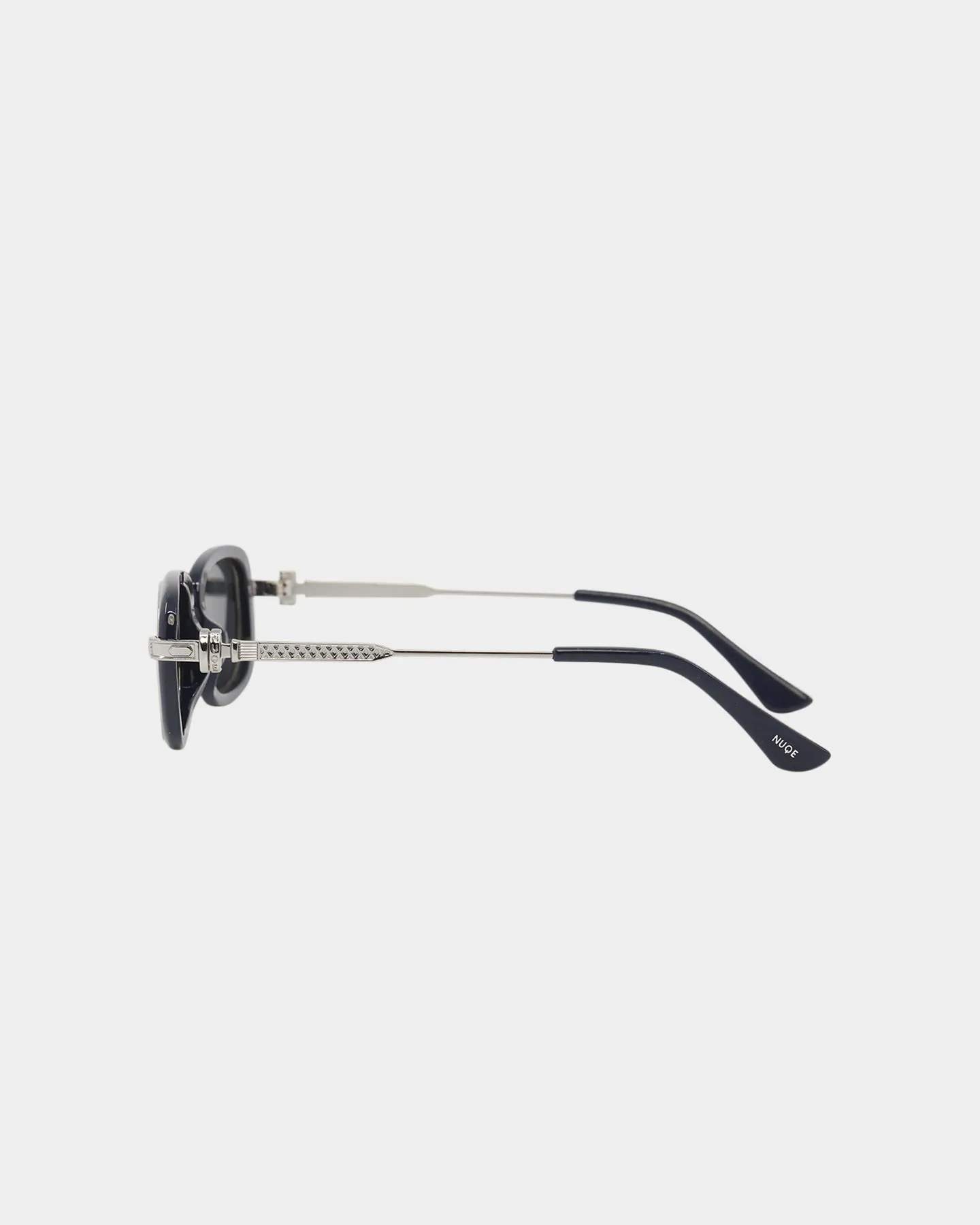 Nuqe Maverick Sunglasses Navy/Silver