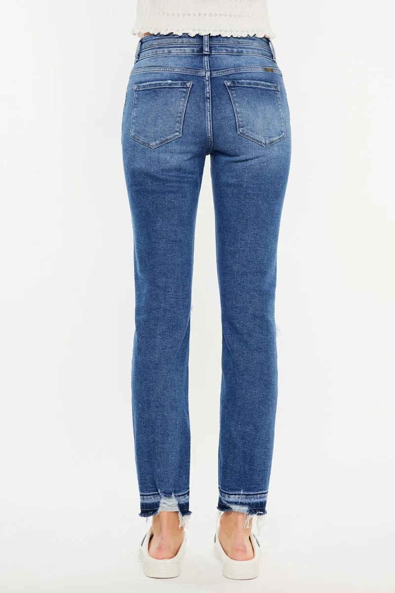 Pamela High Rise Slim Straight Leg Jeans