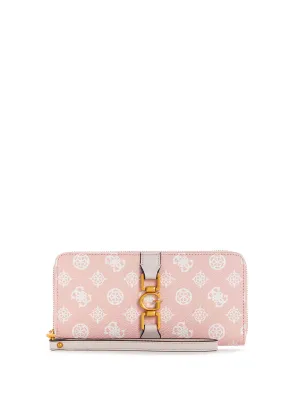 Pink Briana Logo Large Wallet