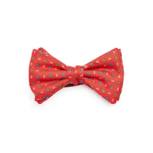 RED PRE-KNOTTED SILK BOWTIE