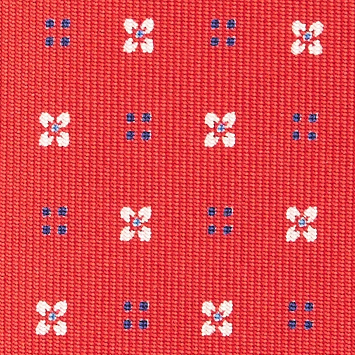 RED SARTORIAL CLASSIC SILK TIE WITH SAN VALENTINO LABEL