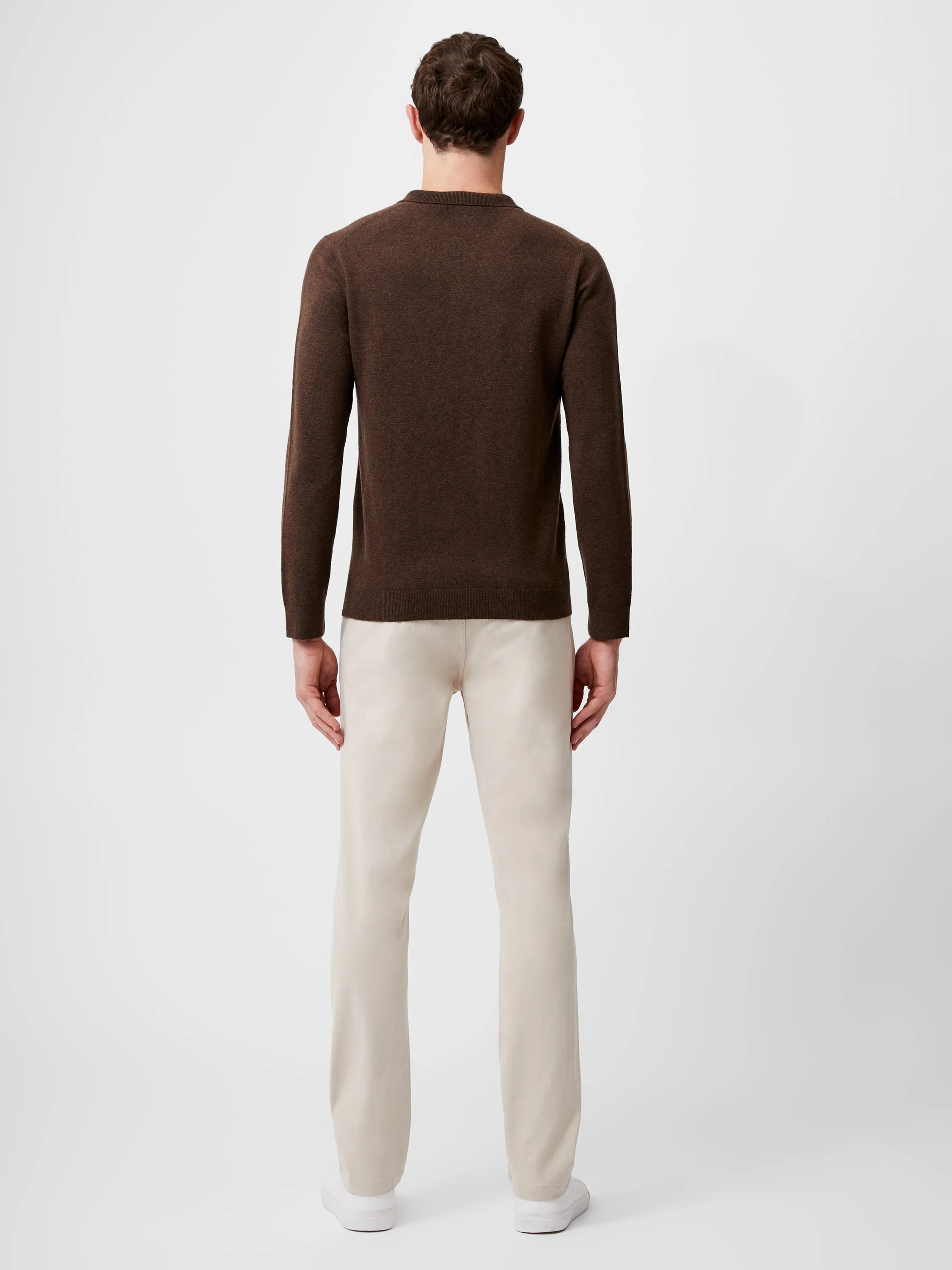 Ribbed Collar Knit