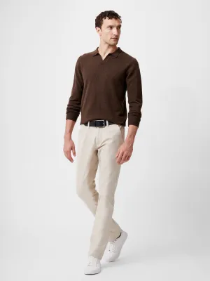 Ribbed Collar Knit