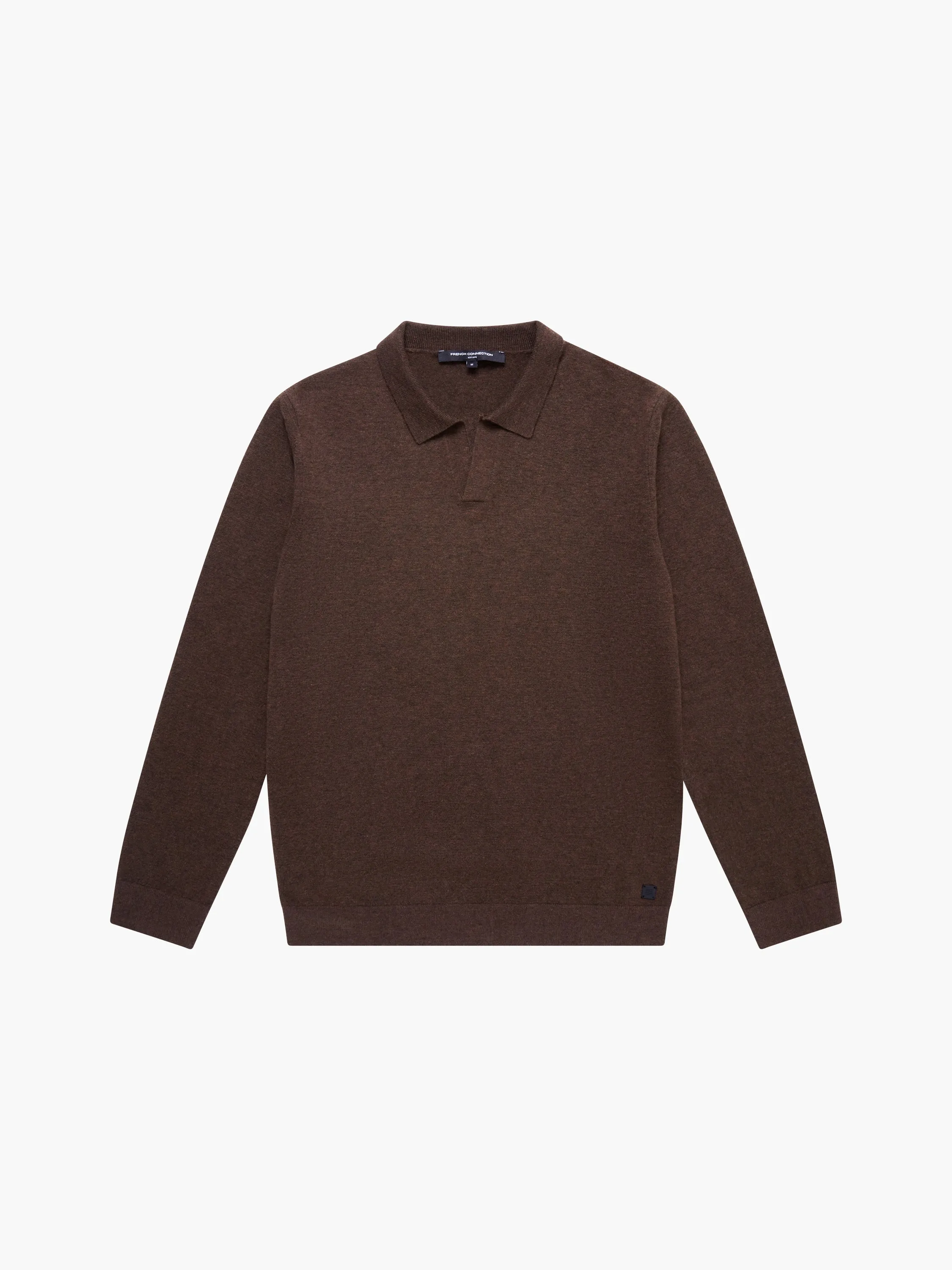 Ribbed Collar Knit