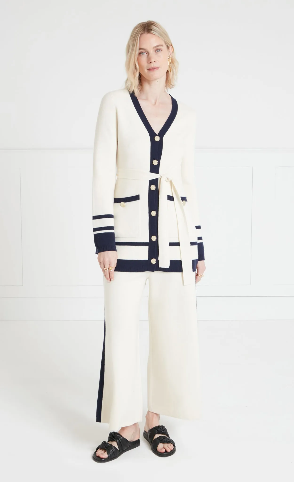 Ribera Knit Jacket - Ivory