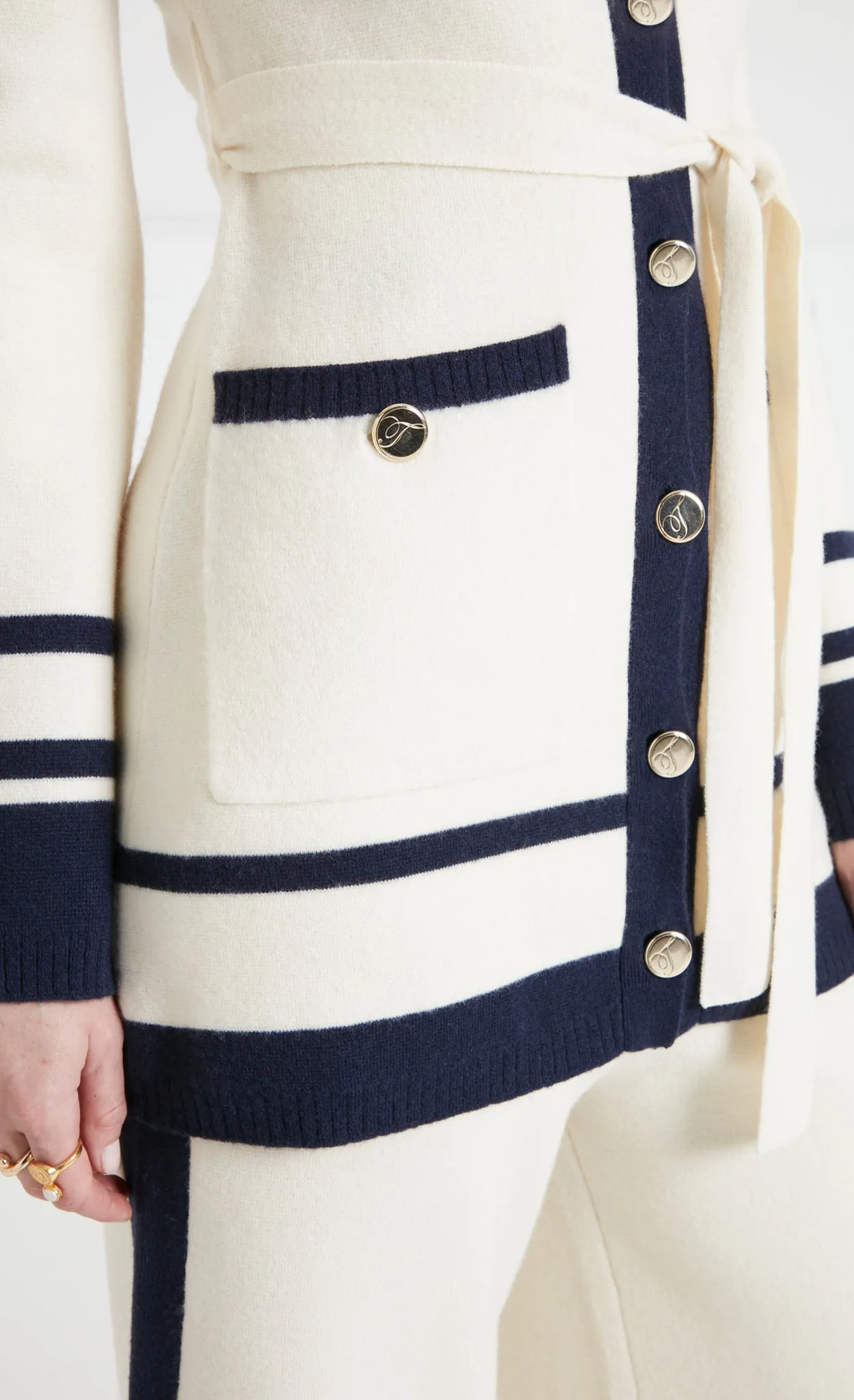 Ribera Knit Jacket - Ivory