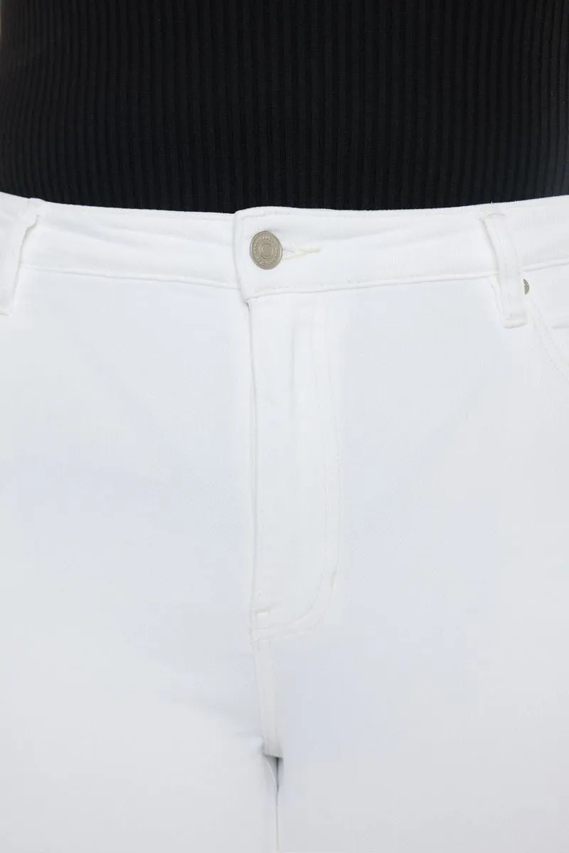 Rita High Rise Slim Straight Jeans (Plus Size)