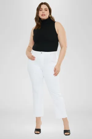 Rita High Rise Slim Straight Jeans (Plus Size)