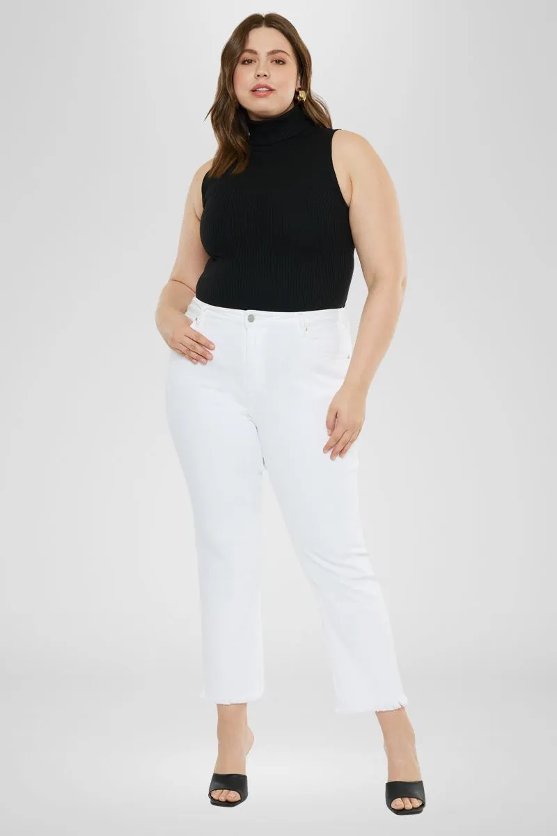 Rita High Rise Slim Straight Jeans (Plus Size)