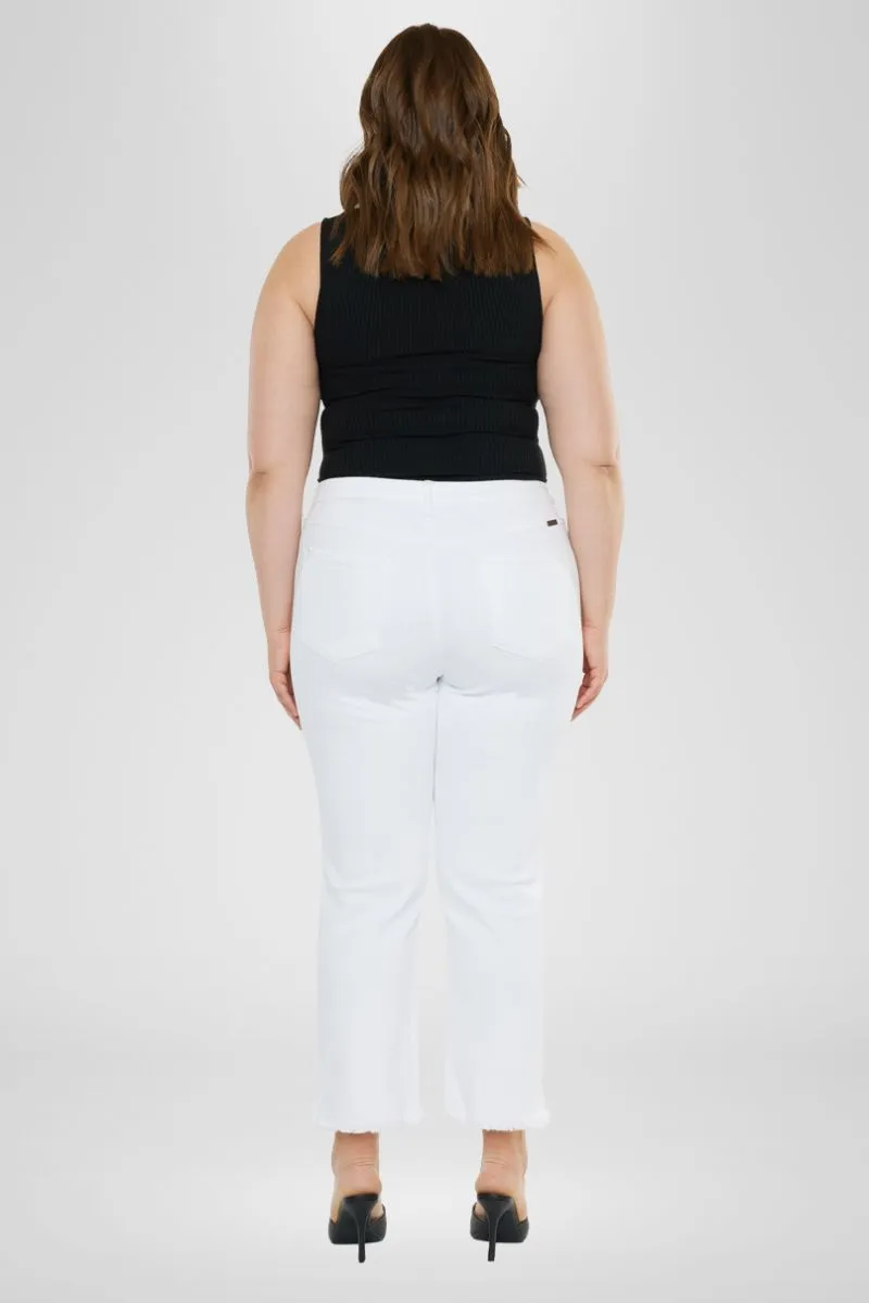 Rita High Rise Slim Straight Jeans (Plus Size)