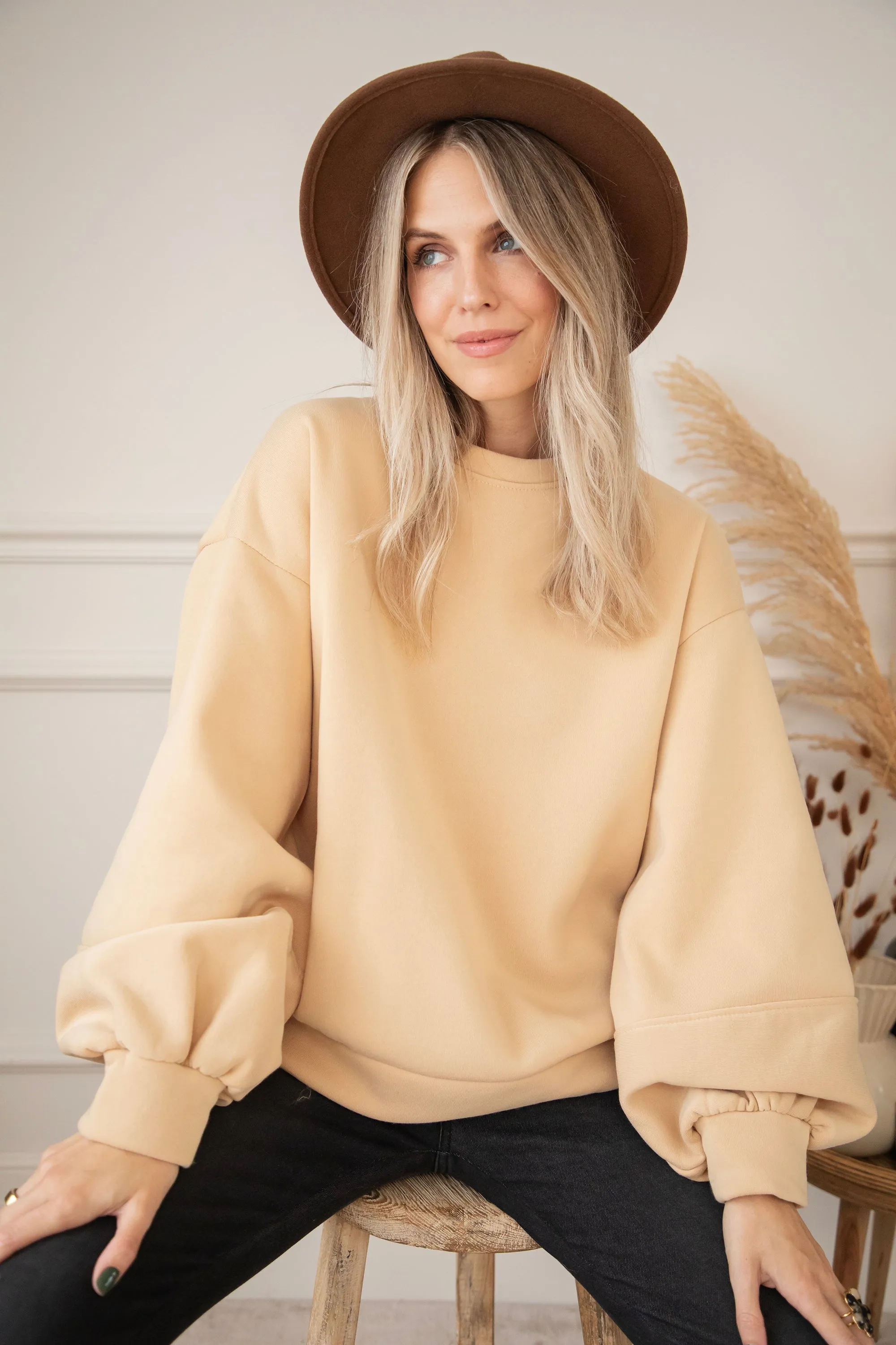 Snuggle Up Beige - Sweater