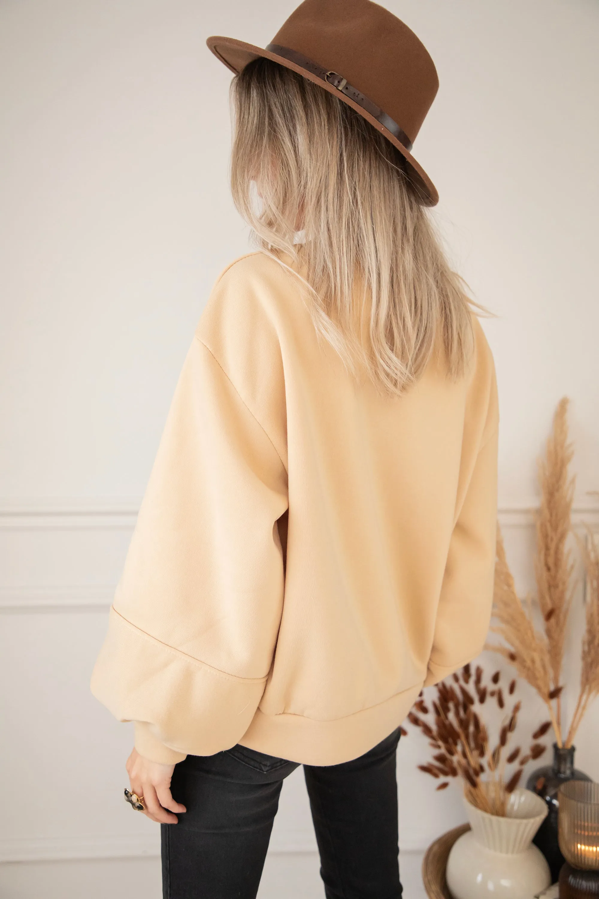Snuggle Up Beige - Sweater