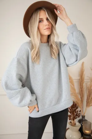 Snuggle Up  Grey - Sweater
