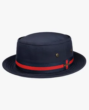Stetson Pork Pie Hat - Dark Navy