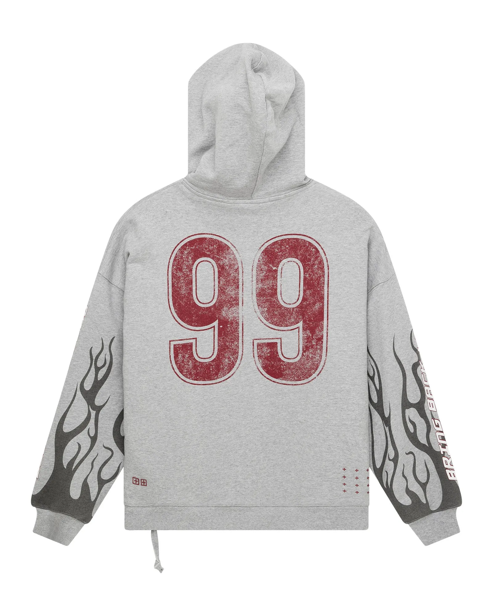 STINGER EKCESS ZIP HOODIE GREY MARLE