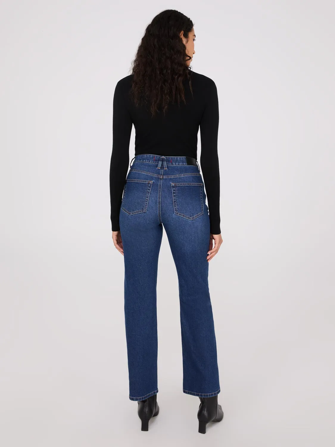Studded Straight Leg Jeans